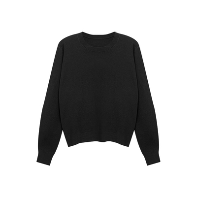 NAZ那子大码秋冬安迪绒糯米针织衫胖mm时尚显瘦圆领减龄打底衫女