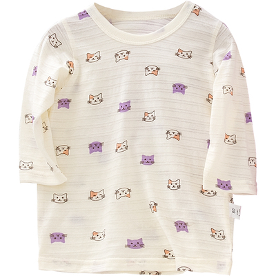 女童孩宝宝长袖纯棉薄款T恤上衣