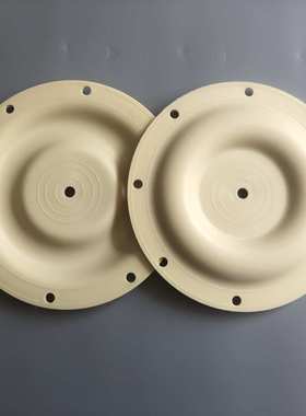 QBY/K-25/40气动隔膜泵配件山道橡胶隔膜片外径230米黄色膜片耐磨