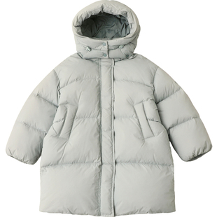 儿童羽绒服中长款2025冬季新款加厚亲子装男童羽绒服外套C4154