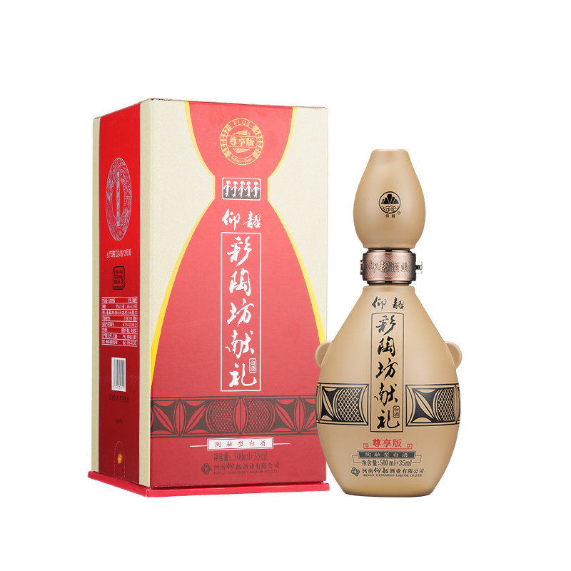 彩陶坊尊享版献礼整箱6瓶礼盒装