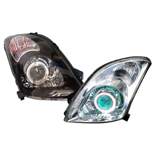 适用于铃木雨燕天语SX4奥拓大灯总成改装LED双光透镜车头灯半总成