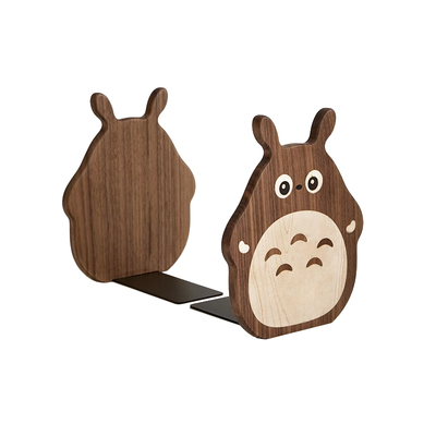 木町书立架桌面可伸缩书立书本收纳置物架黑胡桃实木简易简约学生桌面桌上收纳结实木质书架子实木