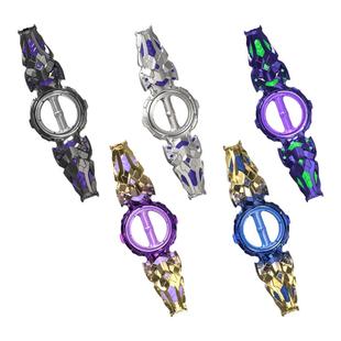 儿童火旋双刃光剑玩具双头伸缩激光旋转宝刀发光音效炫酷6男孩女8