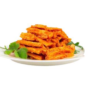 牛板筋110g条状片状烧烤大袋满园兴延边好吃手撕即食开袋香辣热量