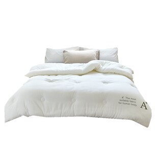 超柔软九孔抗菌大豆纤维被子冬被全棉加厚保暖被芯春秋被四季通用