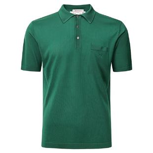 梦特娇[进口亮丝/专柜款]短袖T恤男夏季经典翻领平版polo衫320263