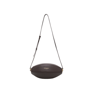 [新年礼物]KENT&CURWEN/肯迪文橄榄球元素牛头层革单肩斜挎包