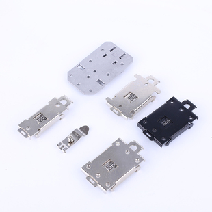 固态继电器散热底座 35mm导轨支架固定支架R99-12导轨固定卡扣