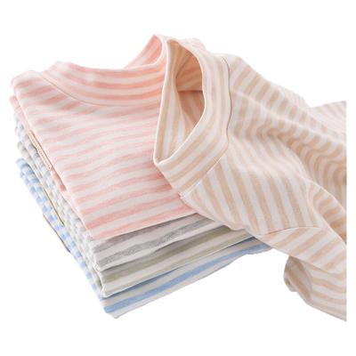 儿童秋冬宝宝t恤保暖条纹打底衫