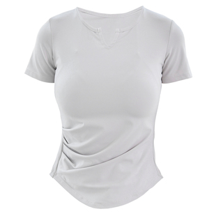 健身套装女夏季2025新款宽松短袖专业高端羽毛球运动跑步瑜伽服女