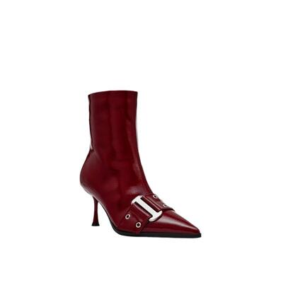 小猫跟潮流搭扣优雅时尚法式风