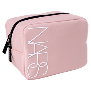 NARS娜斯粉色化妆包 专柜赠品七夕限定粉嫩收纳包 便携手拿小方包
