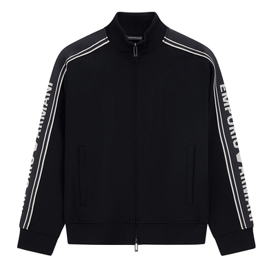 阿玛尼EA男士鹰标开衫卫衣外套