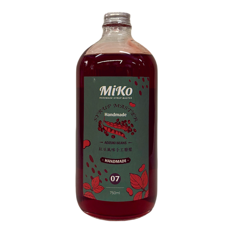 Miko红豆风味糖浆咖啡鸡尾酒调酒糖浆咖啡糖浆含蜂蜜