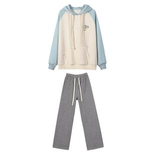 初中女生春装套装少女大童春秋季高中学生时尚女孩运动休闲两件套