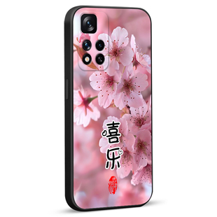 luckrider适用于红米note11pro唯美风景画hongmi新款手机壳redminote11pro小众高级感21091116c防摔保护套hon