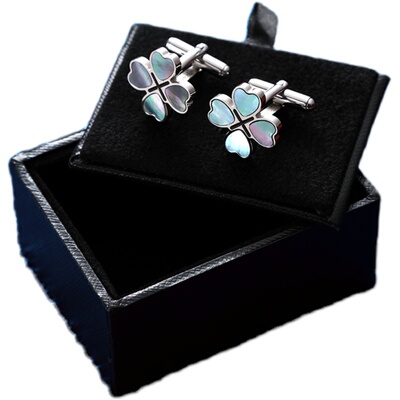 天然黑蝶贝珠宝级不锈钢礼盒装