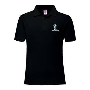 宝马BMW车友会摩托车汽车迷4S店工装可定制POLO衫男女带领短袖T恤