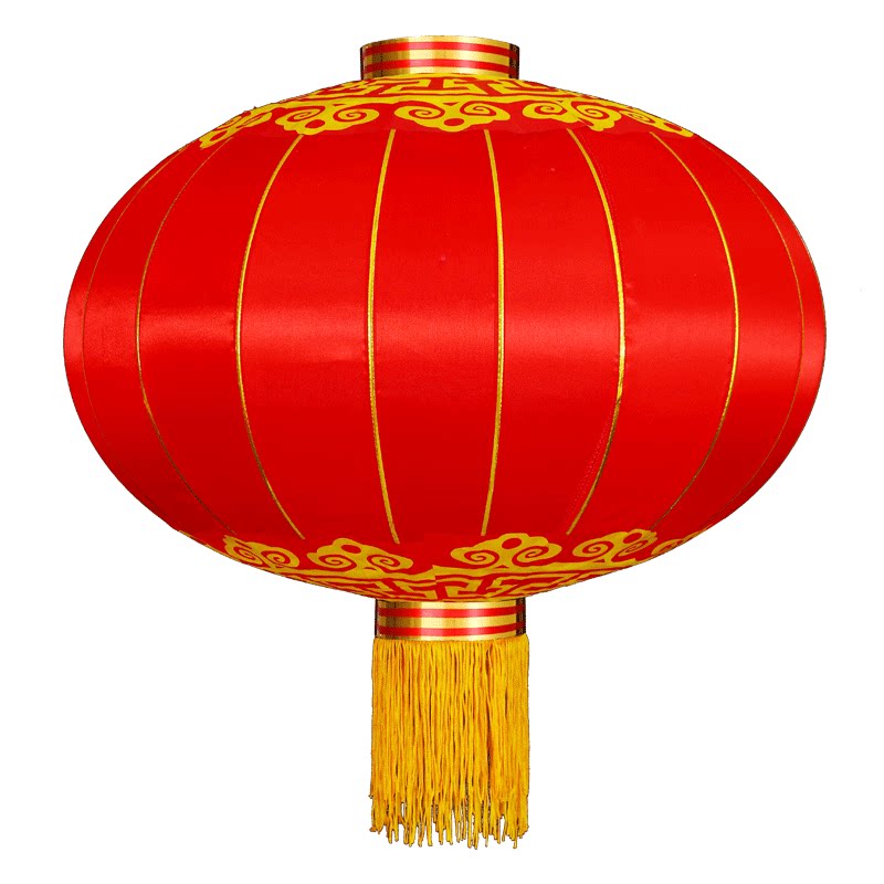 街道亮化绸缎广告圆灯笼结实耐用