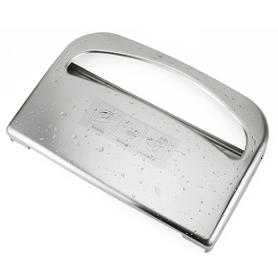 304不锈钢马桶坐垫纸巾盒酒店厕所一次性1/2座便纸架壁挂式免打孔