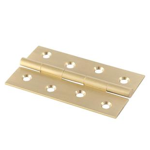 铜合页橱柜首饰盒黄铜折页柜门小合叶木箱子折叠活页黄铜平开合页