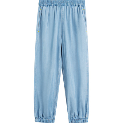 euv儿童莱赛尔牛仔裤夏季防蚊裤