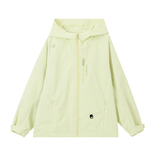 布丁哈鲁春装女童童装洋气上衣2026春季新款儿童户外软壳外套