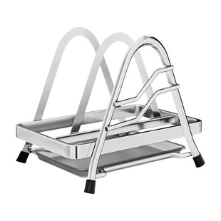 304不锈钢菜板放置架砧板锅盖架子案板托锅盖架厨房多功能置物架