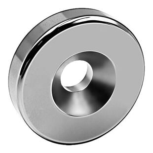 N52磁铁强磁圆形带沉孔强力磁铁6-40mm迷你小磁石带孔吸铁石磁钢