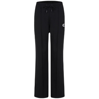 Cavalli Class卡沃利女装小绣标喇叭裤女高腰显瘦宽松垂感休闲裤