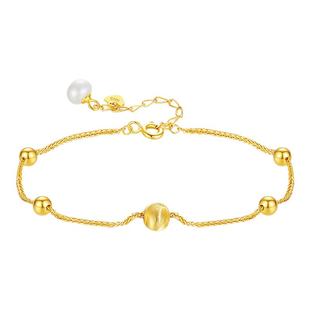 周大生璀璨新星手链女S925纯银轻奢小众高级感手饰生日礼物情人节