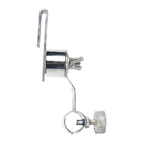 华美钓台10B款鱼护架钓台加厚不锈钢配件 左右手通用鱼护架鱼护座