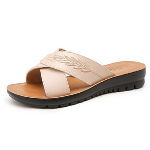 妈妈拖鞋女夏季中老年妈妈鞋凉拖中老年老人软底外穿拖鞋奶奶拖鞋