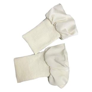 秋冬新款百搭细纹弹力螺纹通用外套袖口保暖防脏防风装饰纯棉袖