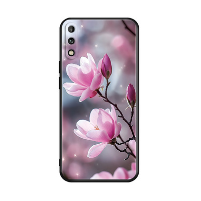 luckrider适用于华为荣耀9x手机壳h0n0r9x女神6.5寸花卉hlk-al00防摔HLK-AL00软胶HLKTL00保护套荣誉x9挂绳ho