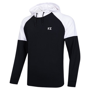 FZFORZA羽毛球服旗舰店正品中性款针织连帽运动休闲卫衣FZ_CL2511