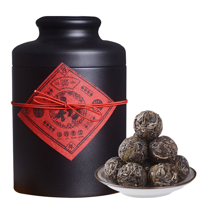 古树景迈山龙珠手工头春普洱茶