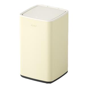 高颜值垃圾桶家用按压式带盖客厅卧室厨房卫生间不锈钢大容量轻奢