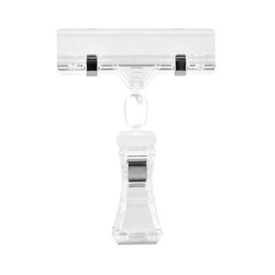 pop广告夹子标签夹特价牌爆炸贴kt板夹子立式拇指夹超市旋转双头夹价签牌标签夹价格标签展示牌送爆炸贴