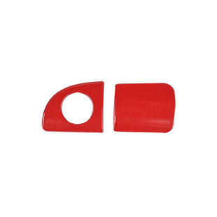 适用于道奇挑战者内饰改装件副驾驶储物箱开关拉手装饰地狱猫配件