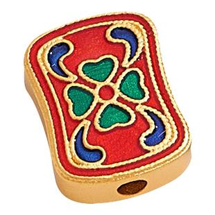 古法沙金小桃花梅花花月佳期diy项链配件配珠手链手串手工编织