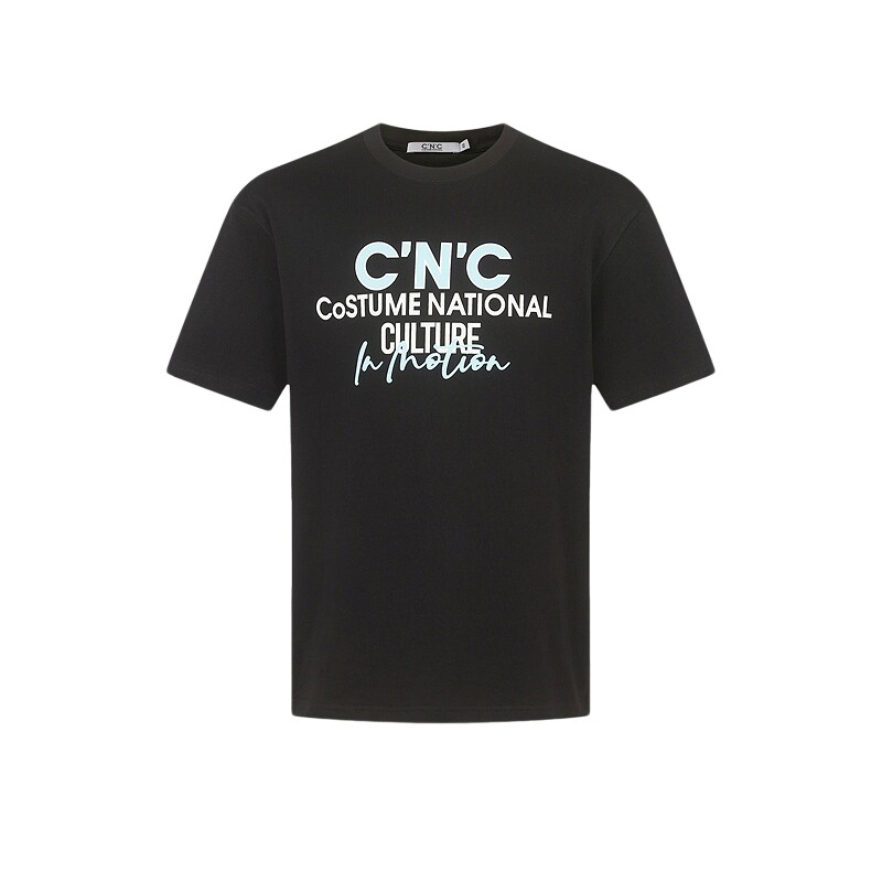 CNC男装短袖24夏新款印花纯棉