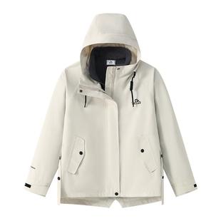 【山行】伯希和户外冲锋衣女三合一抓绒内胆防风防雨进藏登山服男
