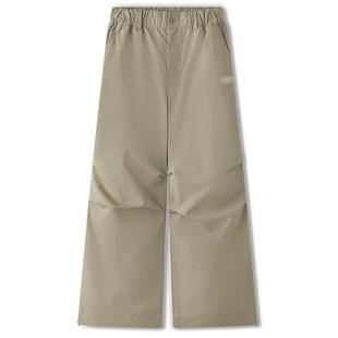 斯凯奇男女款工装长裤运动休闲宽松日常舒适柔软随性裤子