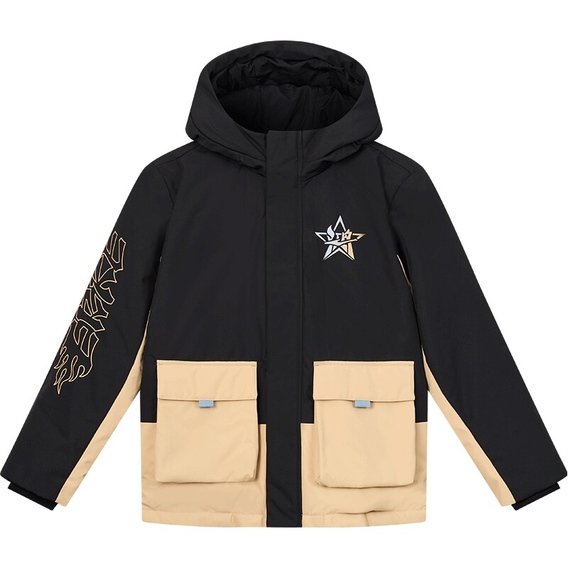 鸿星尔克童装儿童羽绒服