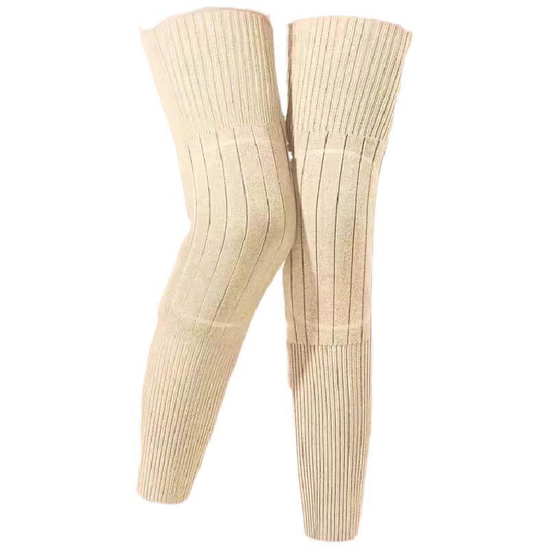 新款保暖护膝盖加长防滑保暖护膝关节加厚护腿秋冬季护膝男女同款