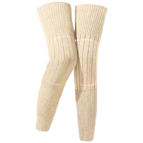 新款保暖护膝盖加长防滑保暖护膝关节加厚护腿秋冬季护膝男女同款