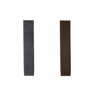 羊毛护膝袜子女款加绒加厚腿套防寒袜套保暖美利奴秋冬季大腿袜