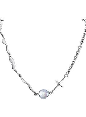 DH7珍珠星芒液态金属项链